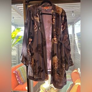 Velvet kimono